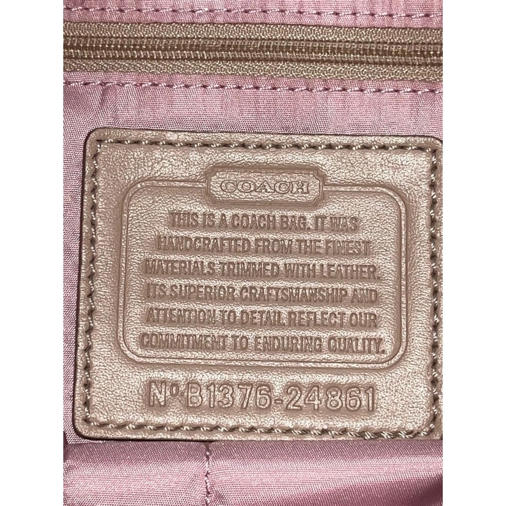 Coach Tan Pink Womens B1376-24861 Signature C Adjustable Strap Crossbody Bag - Picture 3 of 11